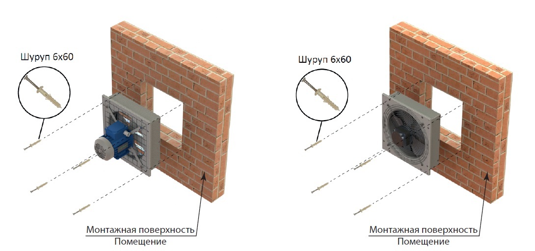 Вентилятор осевой Ровен ВО-3.15 (1ф/220/34Вт/1500 об/мин)