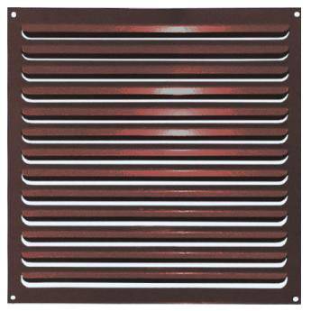 Решетка металлическая коричневая 350х350мм 3535РМк